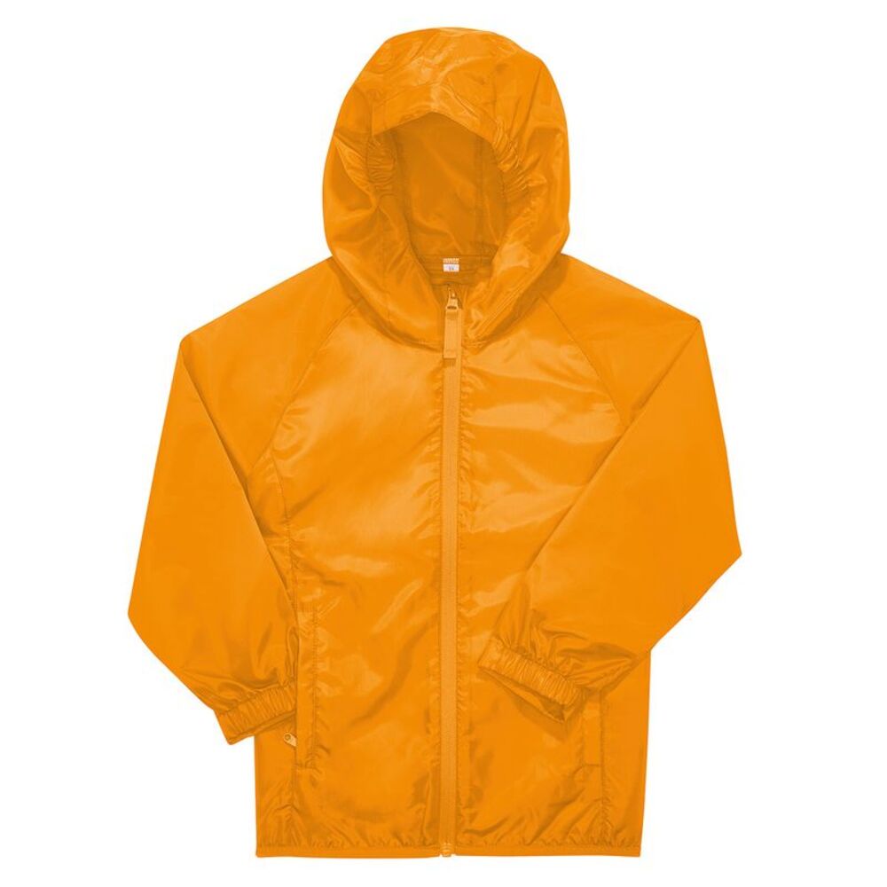 B&C Childrens/Kids #Reset Windbreaker / Meta Orange